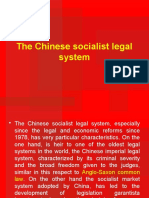 The Chinese Socialist Legal System