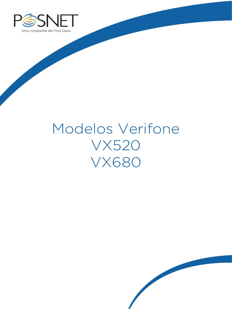 Guía de Uso para Verifone VX520 y VX680 | PDF | Tarjeta de débito ...