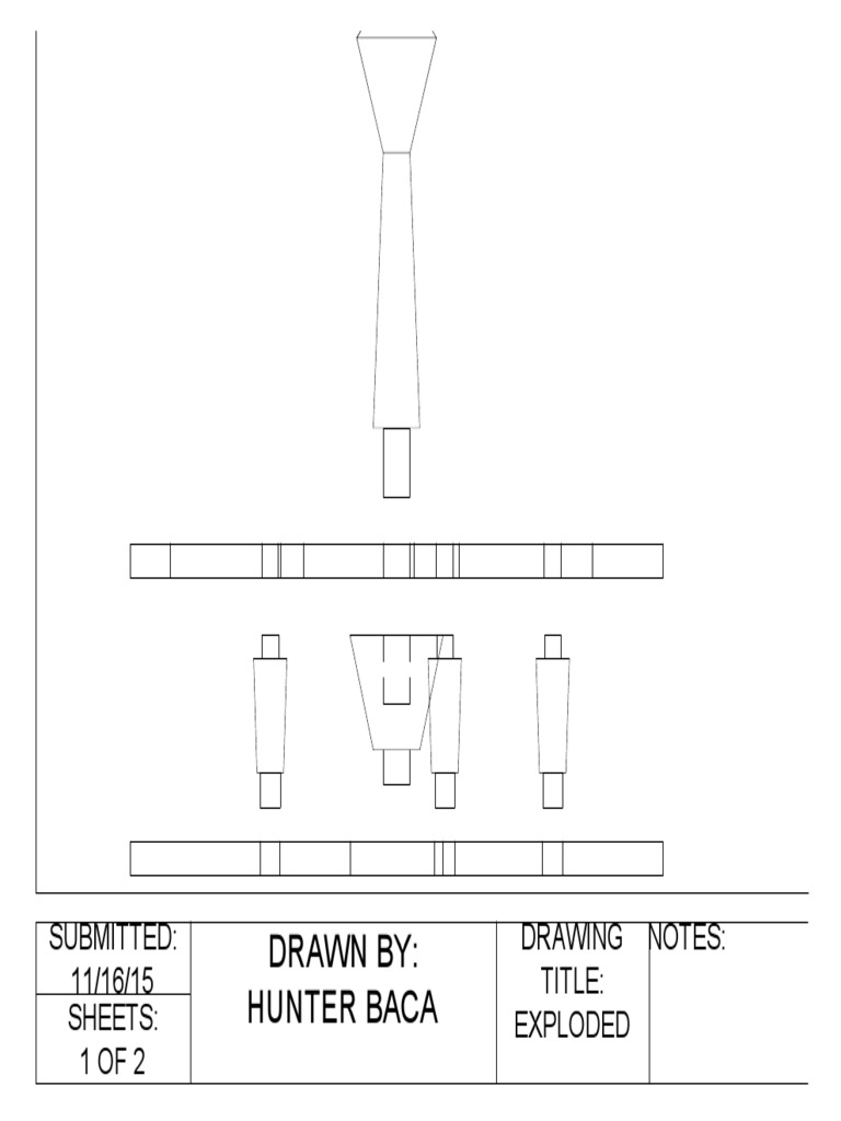 Exploded View Drawing by Hunter Baca | PDF | Art