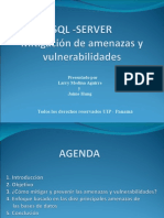 COMO MITIGAR AMENAZAS EN UNA BASE DATOS SQL.ppt