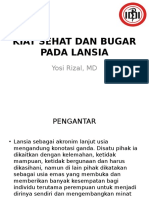 Kiat Sehat Dan Bugar Pada Lansia