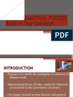 Supernatiral Forces- Proposal
