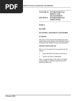 Volume 10 Environmental Design and Management Section 0 Environmental Objectives
