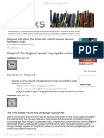 SLA Second Language Acquisition