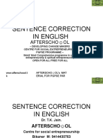 16927692 Sentence Correction in English