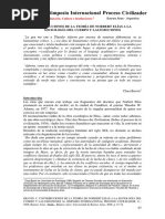 Bravin. CONTRIBUCIONES DE LA TEORÍA DE NORBERT ELÍAS A LA SOCIOLOGÍA DEL CUERPO Y LAS EMOCIONES