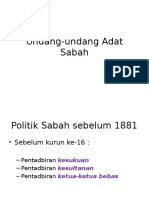 Undang-Undang Adat Sabah