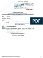 1.-Constancia de Trámite - Duplicado de DNI