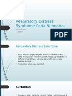 Respiratory Distress Syndrome Pada Neonatus