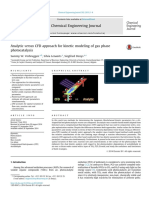 Analytical Versus CFD Approach For Kinetic Modeing of Gas Phase Photocatalysis