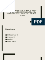 Simple Present, Simple Past and Present Perfect Ppt