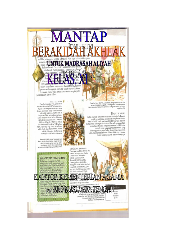 Mantap Beraqidah Akhlak X