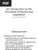 An Introduction To The Principles of Morals and Legislation: Jeremy Bentham