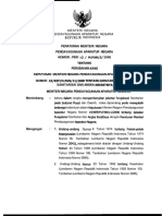 PERMENPAN No 10 THN 2006 TTG Perubahan Atas Kepmenpan No 19 THN 2000 TTG Jabatan Fungsional Sanitarian Dan AK