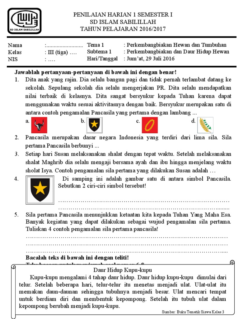 Bersyukur kepada tuhan termasuk pengamalan sila ke