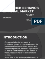 Consumer Behaviour in Rural Market