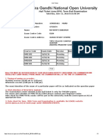 Hall Ticket PDF