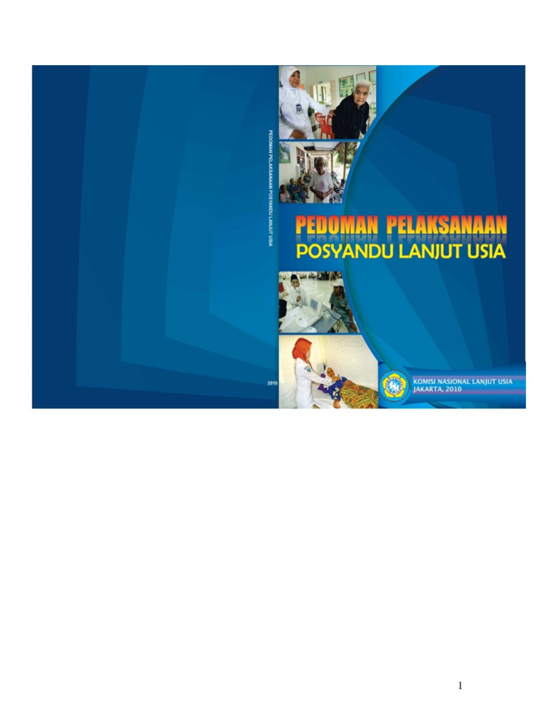 Pedoman Posyandu Lanjut Usia