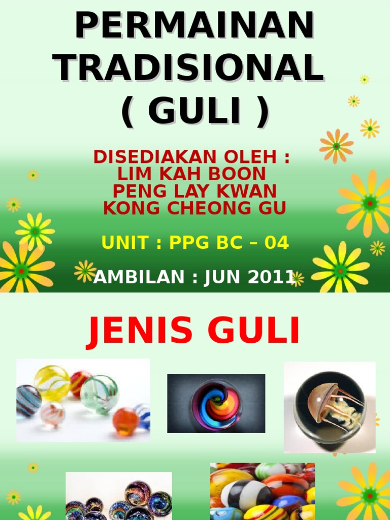 Permainan Guli | PDF | Olahraga & Rekreasi