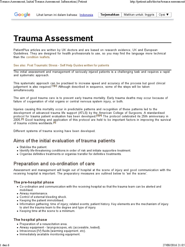 research questions for trauma
