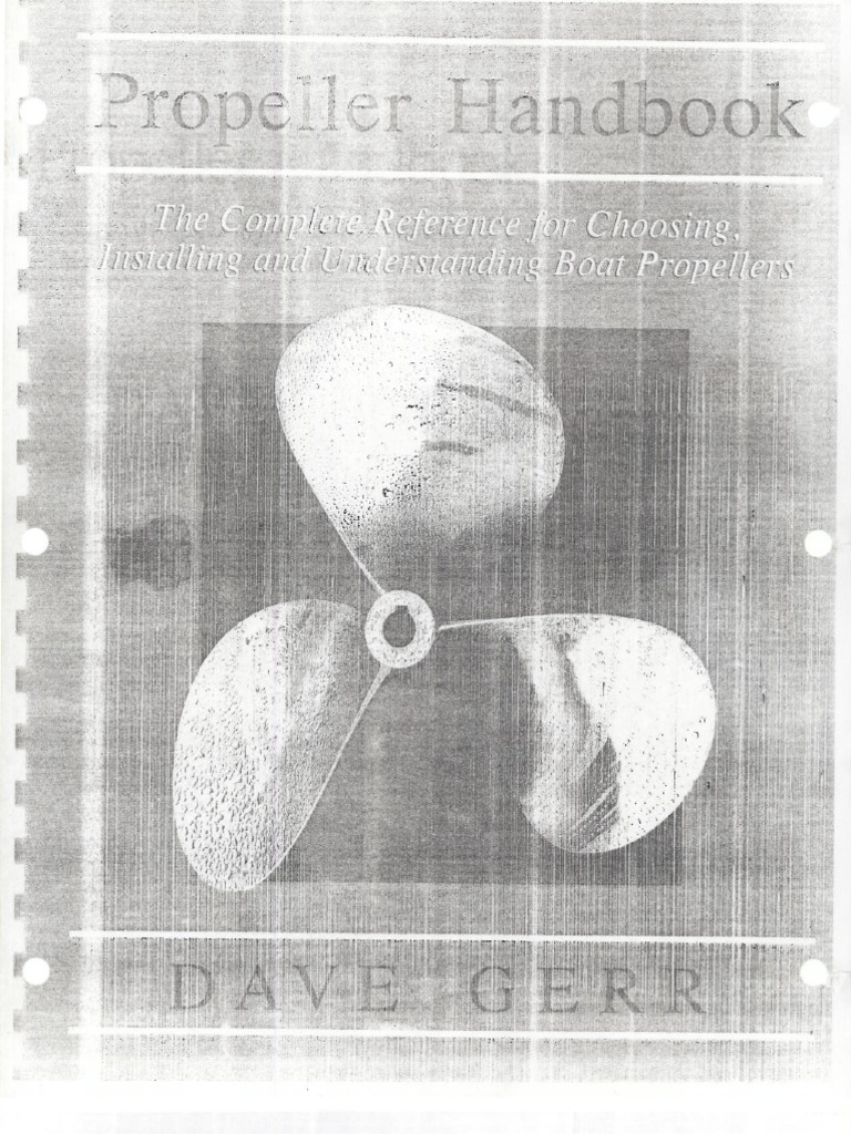 Propeller Handbook Horsepower Propeller