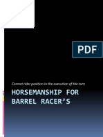 Horsemanship For Barrel Racers PDF