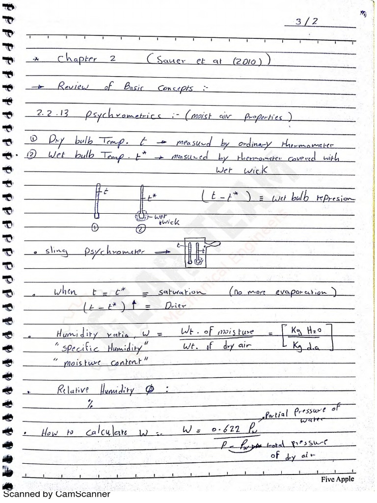 Hvac Lecture Notes PDF