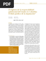ElRegimenDeLaResponsabilidadPatrimonialDelEstadoEnColombia 