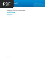 Salesforce Certified Administrator Guide -- Summer 2016