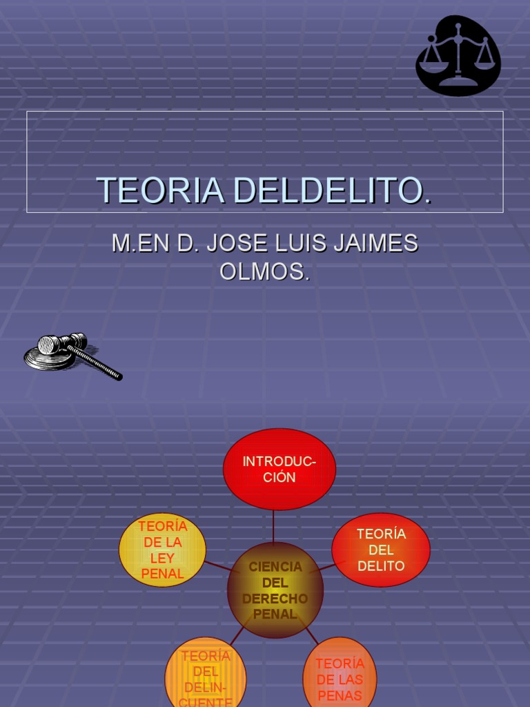Teoria del delito elementos_teorias