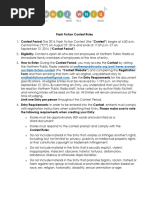 Flash Fiction Contest Rules 2016