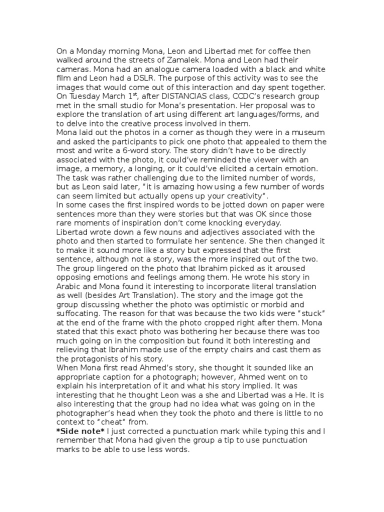 Side Note I Just Corrected A Punctuation Mark While Typing This and I