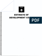 Estimate of Development Costs