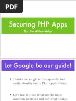 Download zend security Securing PHP Applications by Ram SN3223437 doc pdf