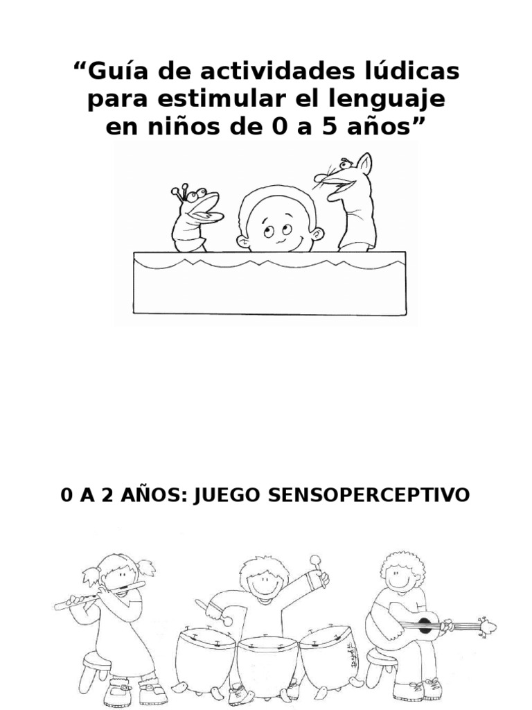 Actividades lúdicas para estimular el lenguaje | PDF | Ritmo | Color