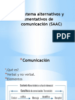 Sistema Alternativos y Aumentativos de Comunicación (SAAC