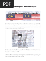 Sejarah Penciptaan Bendera Malaysia