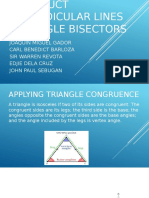 Applying Triangle Congruence To Construct Perpendicular Lines and