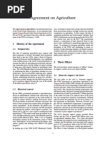 Agreement on Agriculture