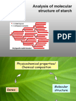 Analysis of Molecular Structure of Starch