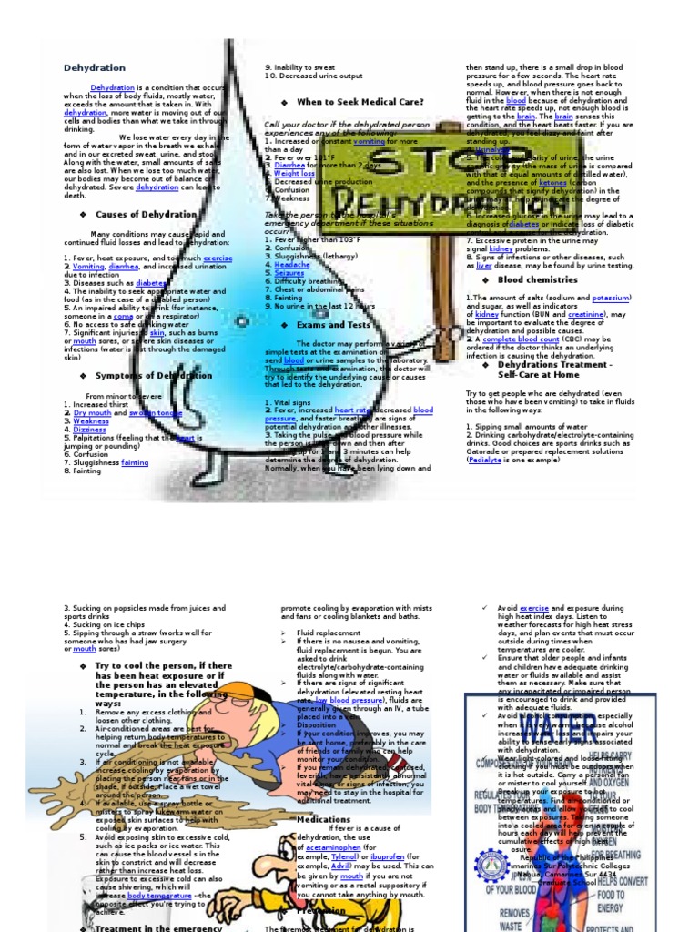 Dehydration Dehydration Hypothermia