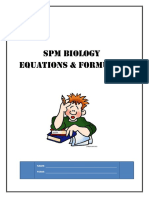 Spm Biology Equations Formula1