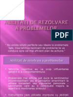 Abilitati de Rezolvare A Problemelor