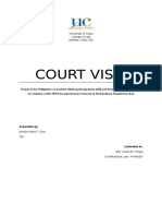 Court Visit Reaction Paper