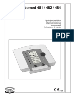 Electroteraphy ENRAF NONIUS Endomed 48x - User Manual