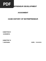 Entrepreneur Development: Assignment