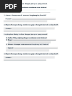 Lengkapkan Dialog Berikut Dengan Jawapan Yang Sesuai