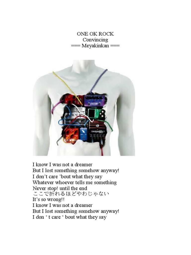 One Ok Rock Lirik Lagu