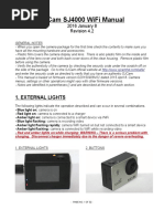 SJCam SJ4000 Wi Fi Manual 2016 01 08 Rev 4.2