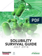 Solubility Survival Guide: J U L y 2 0 1 6